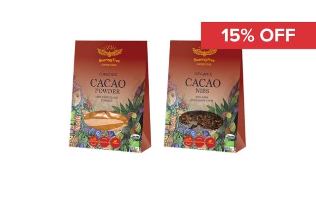 15% Off Soaring Free Cacao Range Cover Image